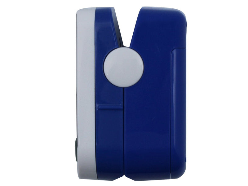 Concord Fingertip Deluxe OLED Pulse Oximeter with 6 way Reversible Display - Blood Oxygen Saturation Monitor with Carrying Case, Batteries and Lanyard - Easy to Use, Accurate SpO2 (Sapphire Blue)