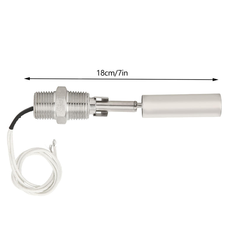 Water Level Sensor, DC0-110V Bilge Pump Float Switch, Side Mounted Liquid Level Sensor, 1/2NPT Male Thread Float Switch, for Water Tank Fuel