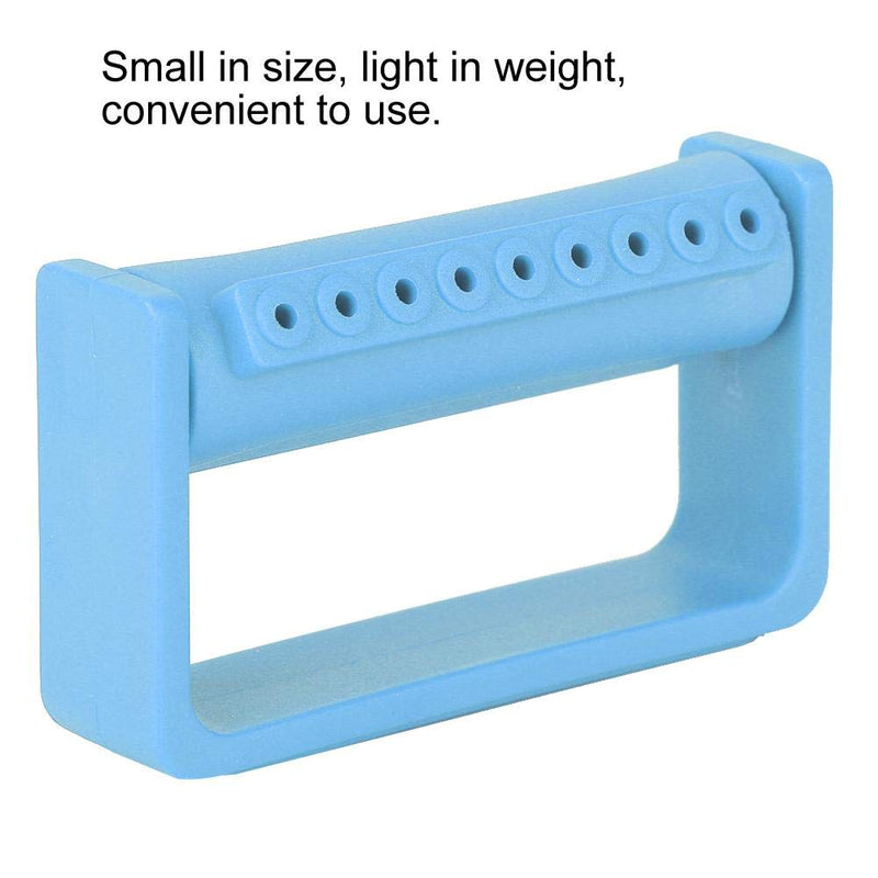 Burs Block Holder, Burs Disinfection Box, 9 Holes Block Case Organizer Drills Burs Holder Disinfection Case Autoclavable Care Tools(4#) 4#