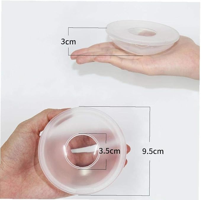 Breast Milk Collector Breast Milk Collector Bag Leak Proof Cup Saver Nipple Pack of 2 - NewNest Australia