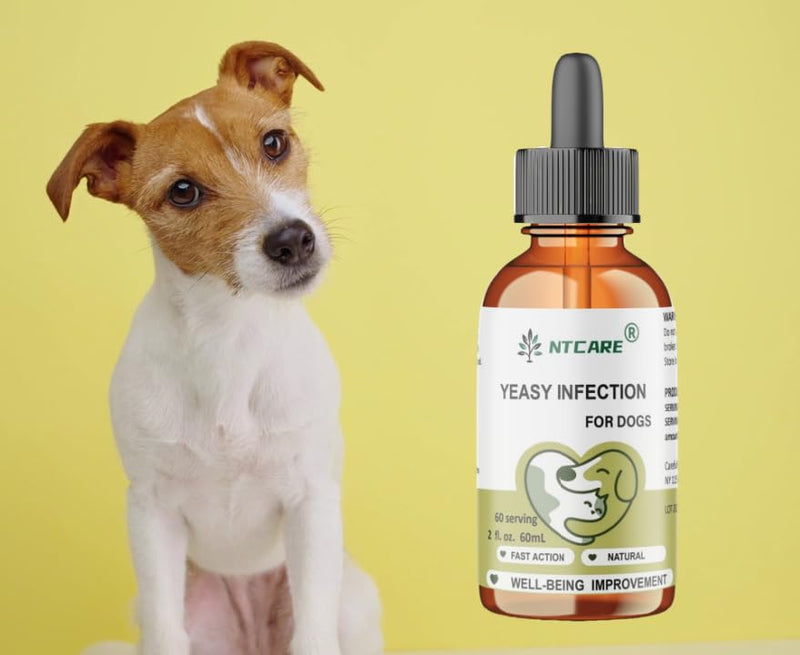 Yeast Infection Treatment for Dogs, Natural Fast Action Formula, 2 fl oz