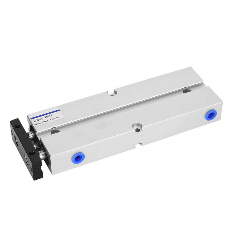 Air Cylinder, 1.0MPa 10 to 200mm Stroke Aluminum Alloy Double Rod Double Shaft Air Cylinder, Industrial Air Cylinders (TN16X200-S) TN16X200-S