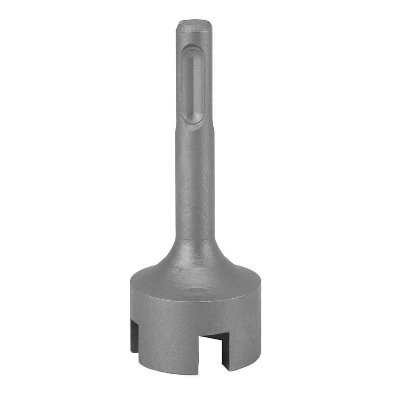 Ground Rod Driver Bits Socket Steel Easy Install Sturdy Light Weight Drill Tools for SDS Plus Hammer Drill (Cross)