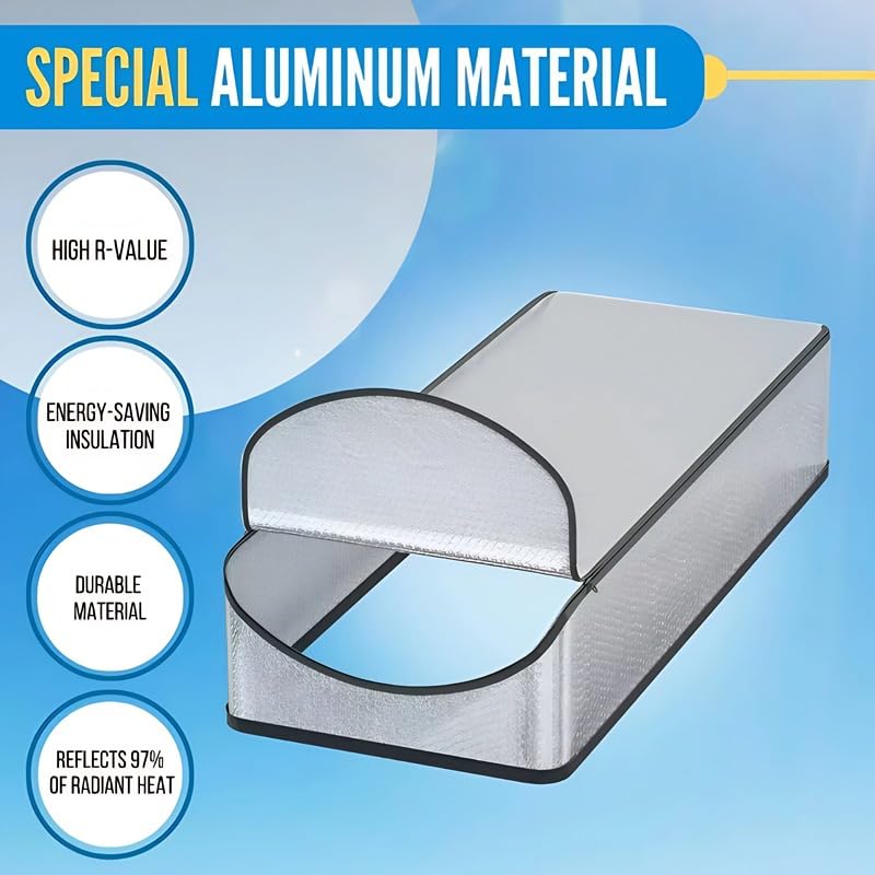 Attic Stairs Insulation Cover Attic Door Cover Stairway Dust Barrier for Cleaner Attic Space Attic Stairway Door Cover Barrier Blocking Pollutants and Drafts