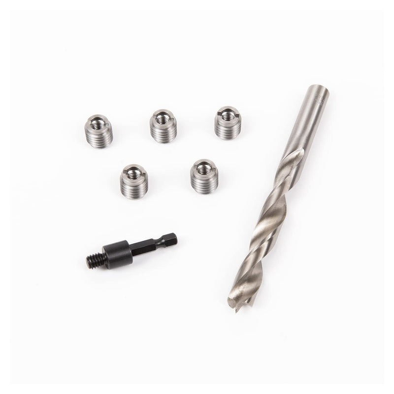 E-Z LOK-400-5 Knife Threaded Insert Installation Kit for Hard Wood - Stainless - 5/16-18