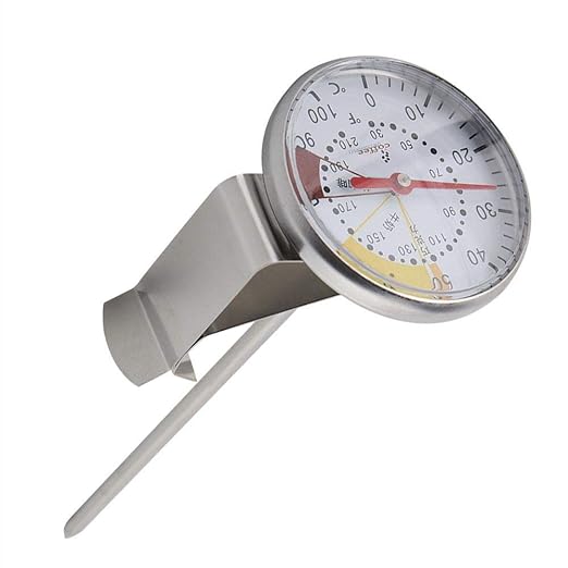 Coffee Thermometer, Stainless Steel Probe Instant Thermometer Kitchen Food Meat Milk Coffee Pointer Thermometer - NewNest Australia