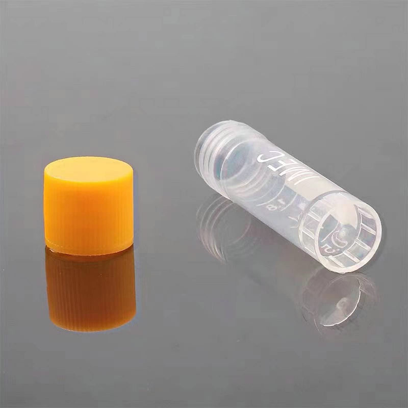 2ml Cryogenic Vials - Self Standing Transport Tubes,Polypropylene Molded Graduations (Case of 500) 2ml (Case of 500)