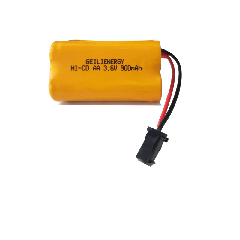 3.6V 900mAh EU2C M6 LED Emergency Light Battery Compatible for Lithonia ELB B001 ELBB001 ELB-B001 ANIC1566 Unitech 0253799 (2 Pack) 2 PACK