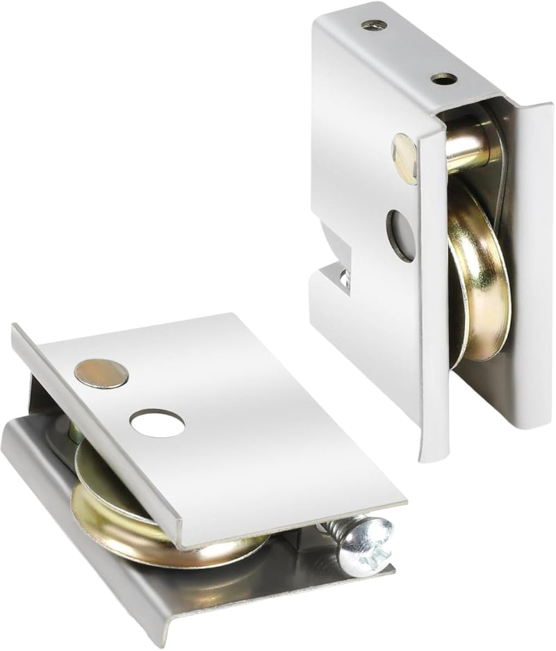 Roller Sliding kit 0C5Y00P0 Patio Door Rollers Replacement，Compatible with P-Ella Patio Sliding Doors, 2 Pack,1-1/2" Steel Ball Bearing Sliding Door Rollers，Adjustable Roller Height