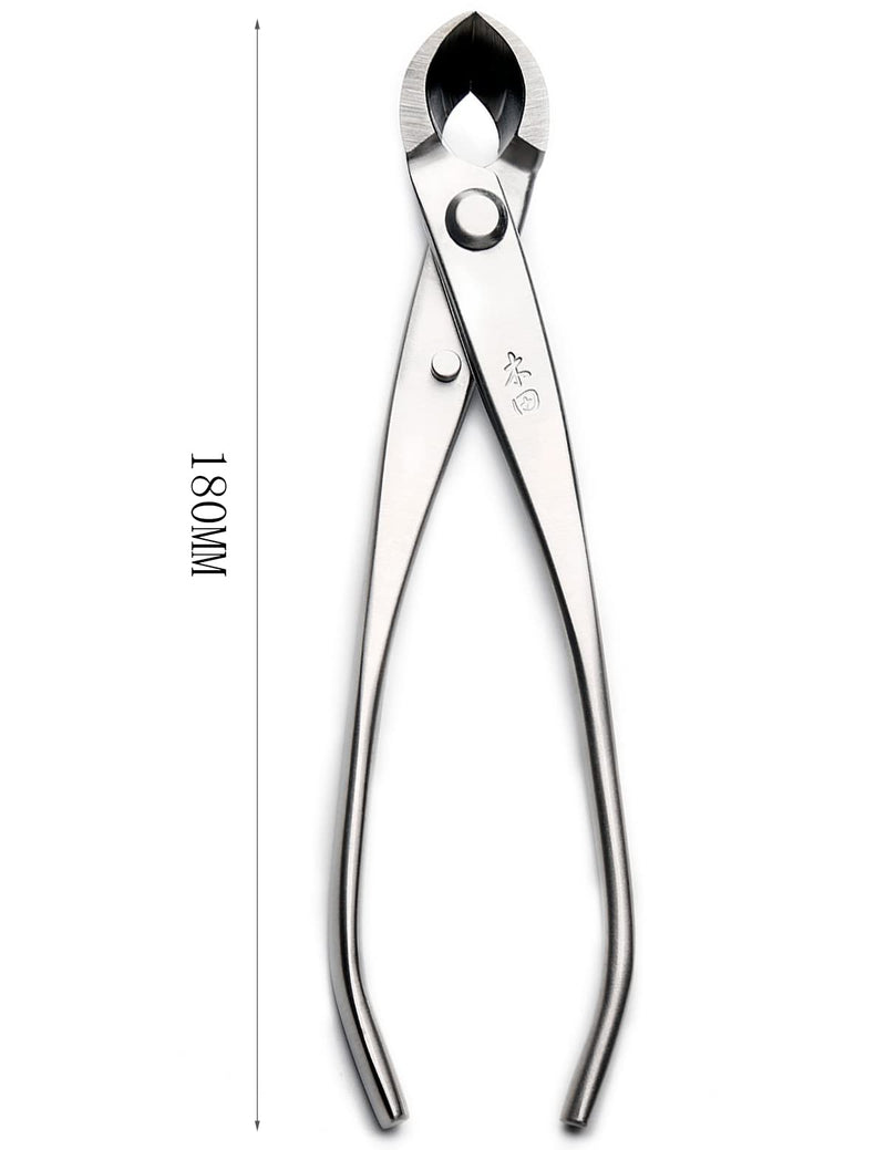 180MM Bonsai Round Edge Cutter Professional Grade Branch Cutter Alloy Steel Bonsai Tools Equip With Tool Bag (MTS-13) MTS-13
