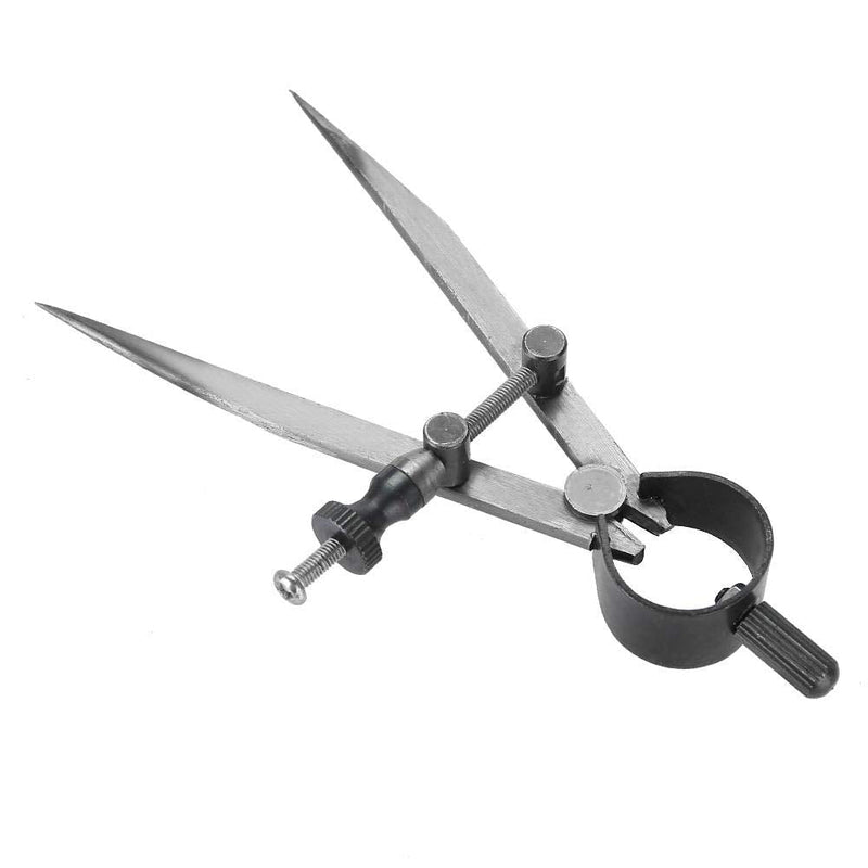 Spring Caliper Flat Leg Divider, Compass Divider Caliper Measuring Compass Drawing for Jewelry Toolmaker Precision Angle Divider Adjustable Craft Tool