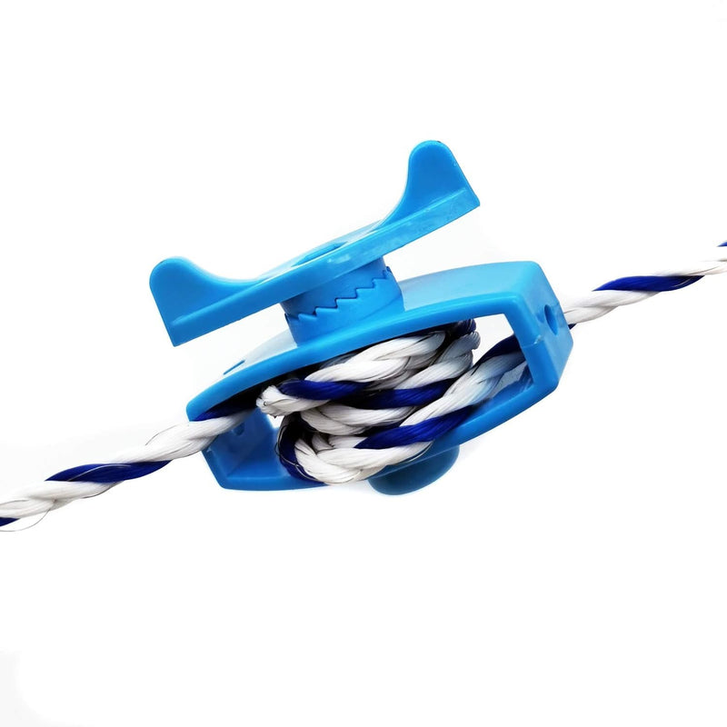 Split Bolt Joint Clamp Wire Connectors with Tightener in line Tensioner for Electric Fence, 14 Pieces