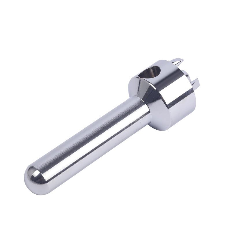Turn Button Twist Lock Canvas Hole Punch Cutting Tool, Common Sense Fastener Punch Tool, Steel Eyelet Cutter for Canvas, Sailcloth, Tarp, Compatible with Turnbutton Fasteners Only