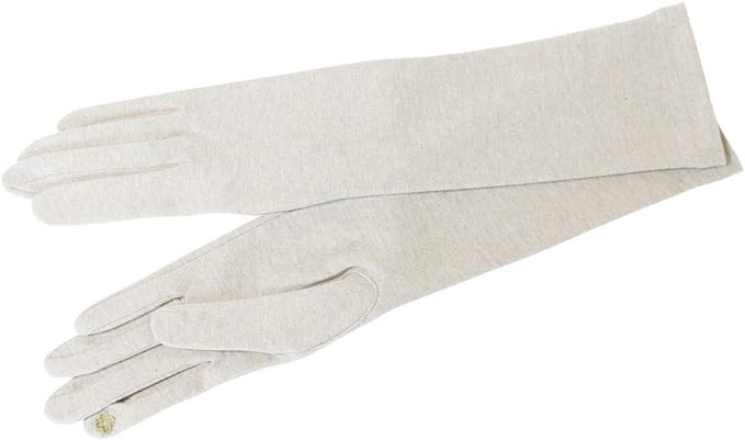 GlovesDEPO Organic Cotton UV Gloves, Semi-Long Type, Luoyang-Dyed, Mother's Day, Gift, Arm Cover, Cute, Stylish, Cute - NewNest Australia