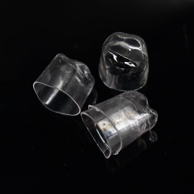 64 Pcs Deciduous Transparent Crowns Kit,Dental Temporary Crown for Anterior Teeth,Dental Materials
