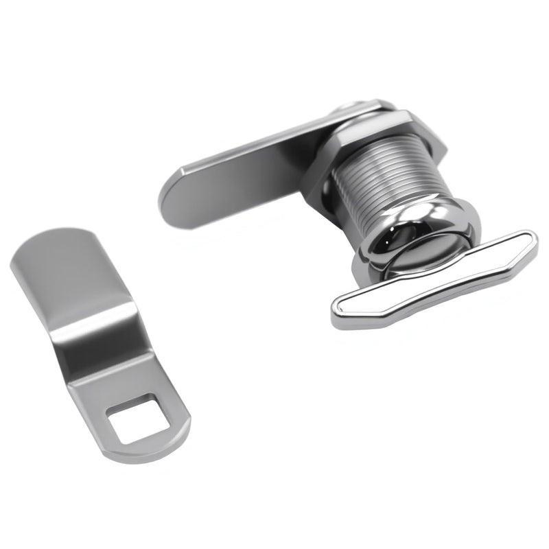 5/8" Thumb Operated Offset Cam Lock, RV Compartment Latch, Non-Locking Thumb Turn, for RV Compartment Camper Storage Door (2 Pack) 5/8 Inch - 2 Pack