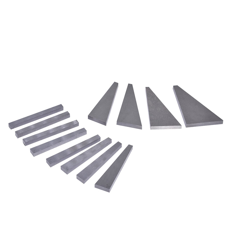 kimllier 12Pcs Angle Gauge Block Set, Accuracy Steel Machinist Tool 1/4 to 30 Degree with Box