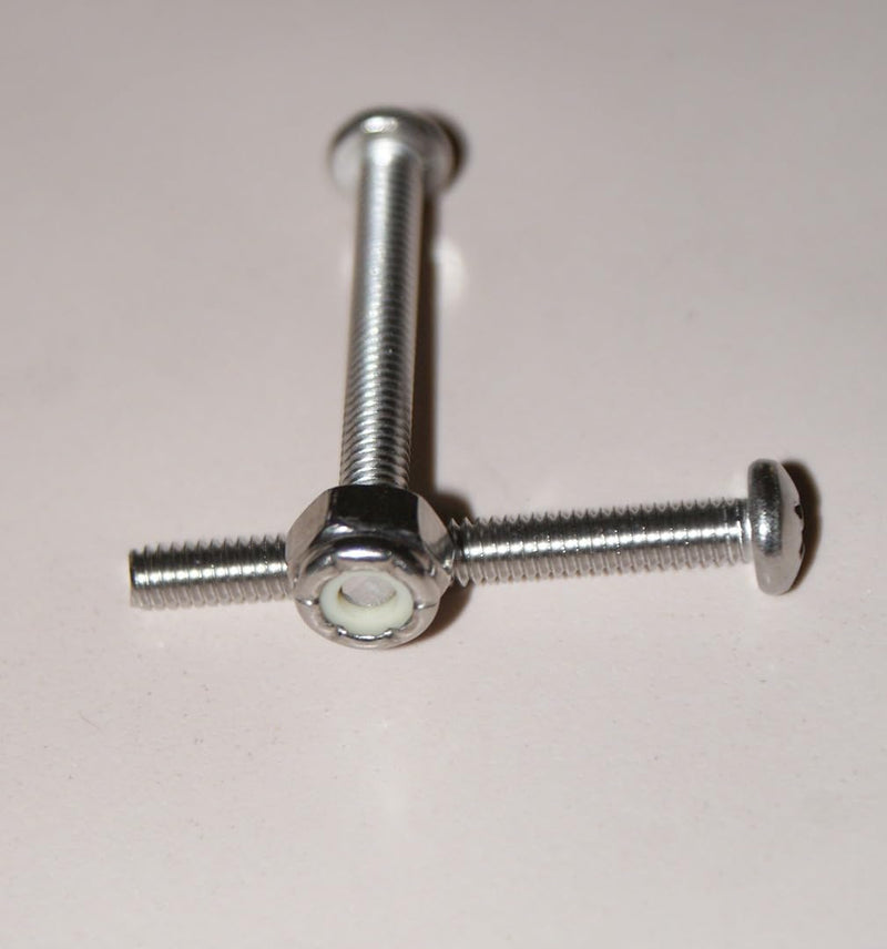One-Hundred Pieces 316 Marine Grade Stainless Steel #8-32 x 1 1/2" Pan Head Machine Screws, Bolts, Phillips Drive, Stainless Steel (100) el tornillo de la máquina 100