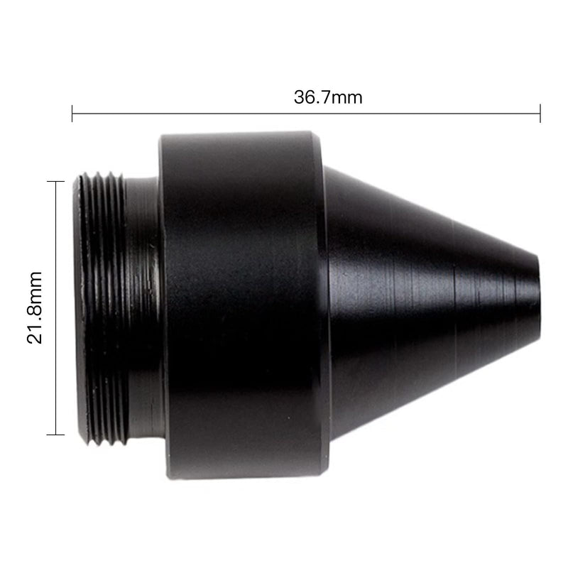 FONLAND CO2 Laser Nozzle Dia. 18mm FL38.1mm for Laser Head at CO2 Laser Cutter Engraving Machine