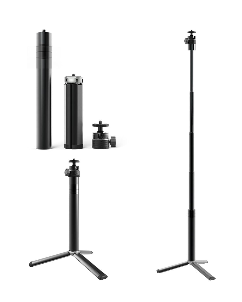 MiLESEEY 10.8"–32" Adjustable Tripod for S50/Xtape1/S7/D9PRO/DP20PRO Laser Measuring Tool with 1/4" Thread Mount, Tilting Head, Telescopic Design