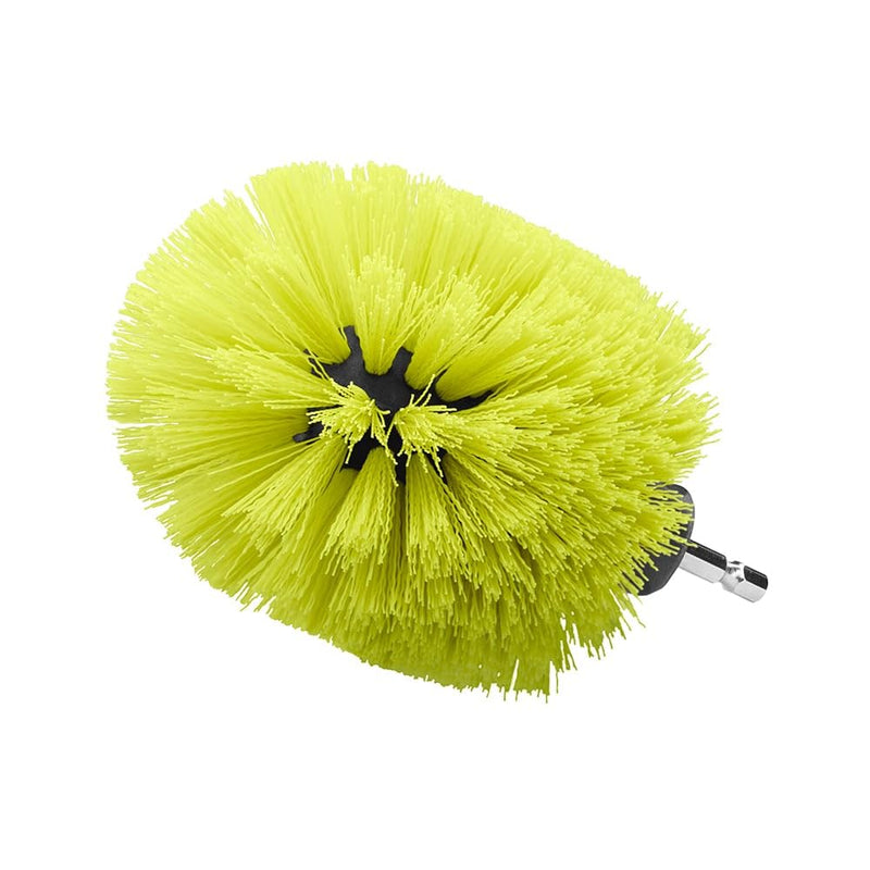 RYOBI Multipurpose Cleaning KIT 4-PIECE with 1 Soft Brush, 1 Medium Brush, 1 Hard Brush,