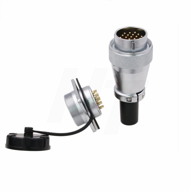 WS28 16 Pin Aviation Circular Power Electrical Connector 10A Male Plug Female Socket Dustproof Heavy Duty Industrial Electrical High Voltage 14awg 16 pin 10A