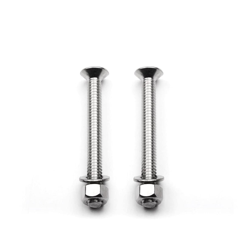 316 Stainless Steel 5" Open Base Boat Cleat Pack of 2