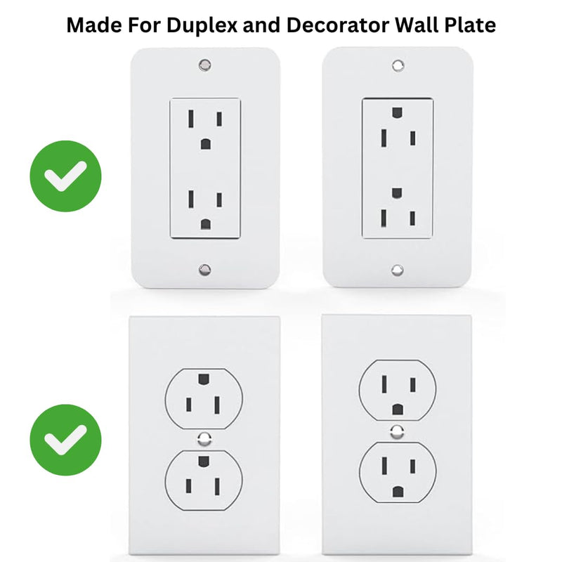 Wall Outlet Shelf Mount – Space-Saving Bathroom Organizer for Alexa, Toothbrushes and Power Tools. Supports upto10lbs, Renter-Friendly, Perfect for Bathroom Essentials & Home Décor.