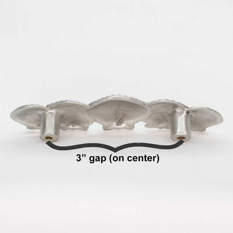 Costello Coastal - Seashell Drawer Pull (Horizontal) - Artist Collection Pewter Hardware Horizontal