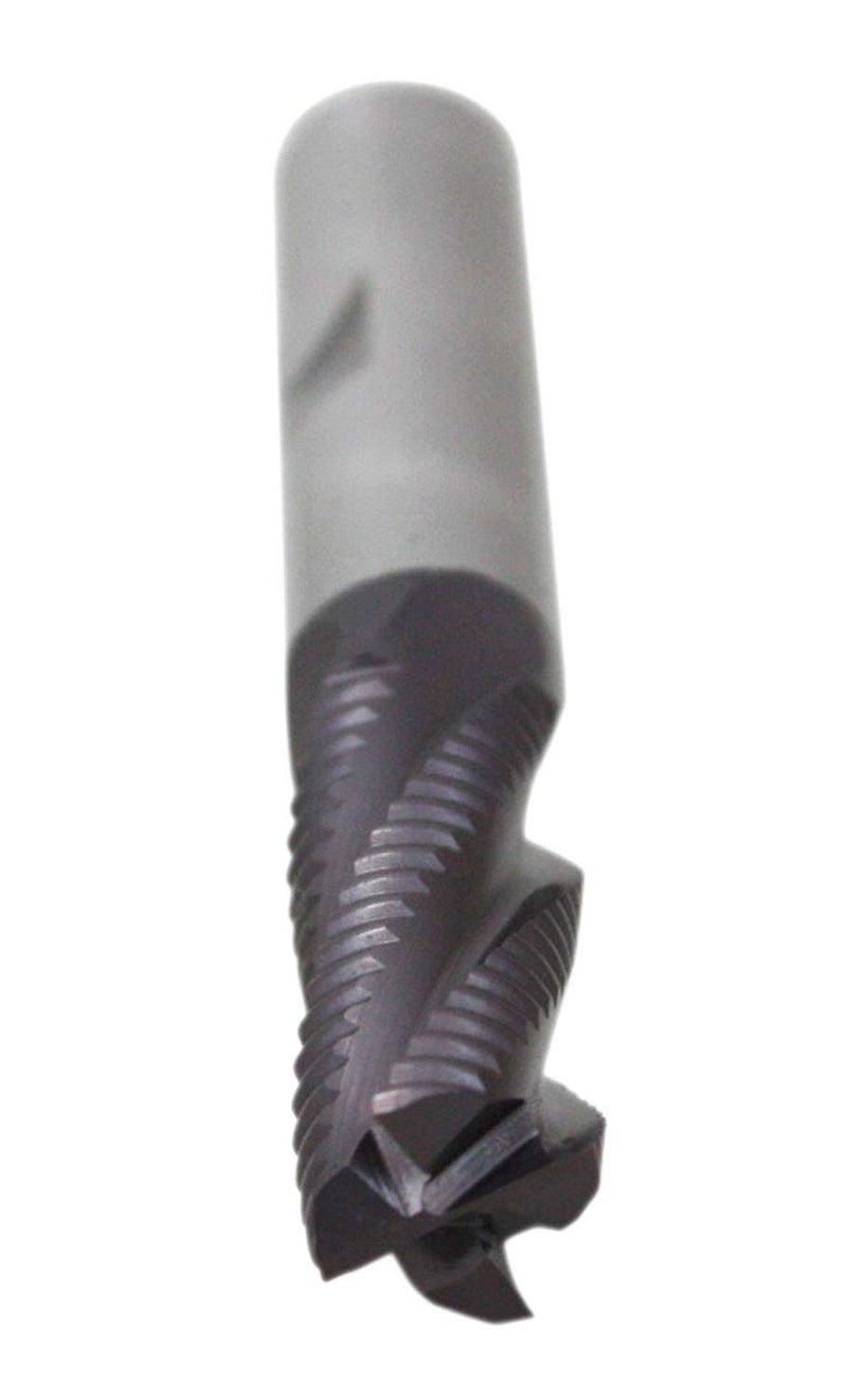Accusize Industrial Tools Stadard Tooth M42 8% Cobalt Tialn Roughing End Mill, 1/2'' by 1/2'' by 1-1/4'' Flt Length, 1102-0012 1/2" Dia, 1/2" Shk Dia, 1-1/4" Flt Length