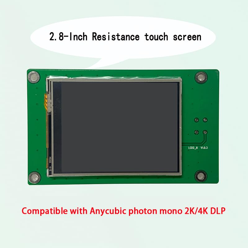 2.8 inch Resistor Controlled Touch Screen Suitable for Anycubic Photon Monochrome 2K4K dlp Operation Touch Display Screen