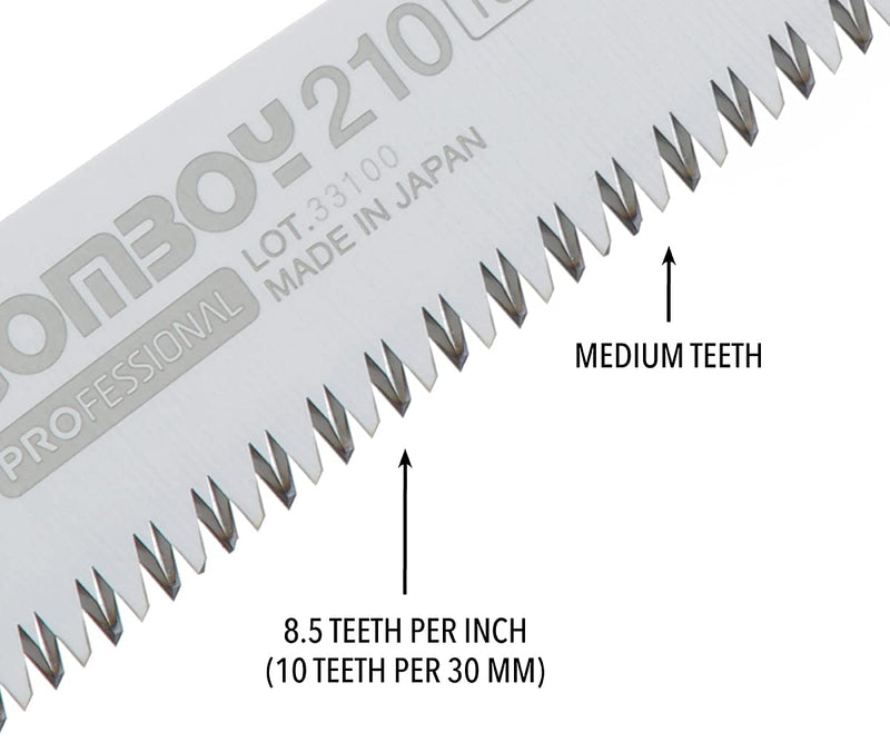 Silky Replacement Blade Only GomBoy 210mm Medium Teeth (122-21)
