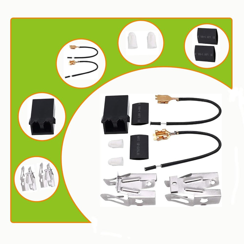 Repairwares Stove Heating Element/Surface Burner Kit 330031 for Whirlpool 814399 5303935058 WB17X210 ERR117 RR109 5301167733 12001673 WB17X5088