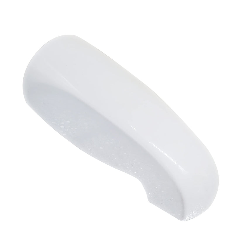 Westbrass D310-50 5-1/2" Reach Brass Wall Mount Tub Spout, Powder Coat White
