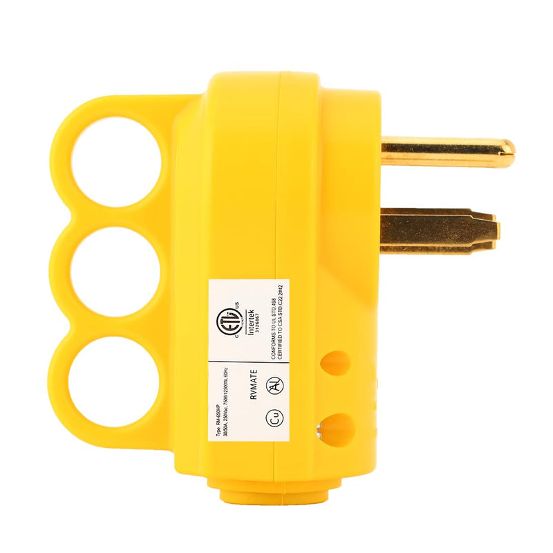 2-in-1 Nema 6-50P/6-30P Welder Plug, 30A/50A 250V Welder 3-Prong Male Plug, ETL Listed 30A Welder Plug, 50A 250V Welder Plug