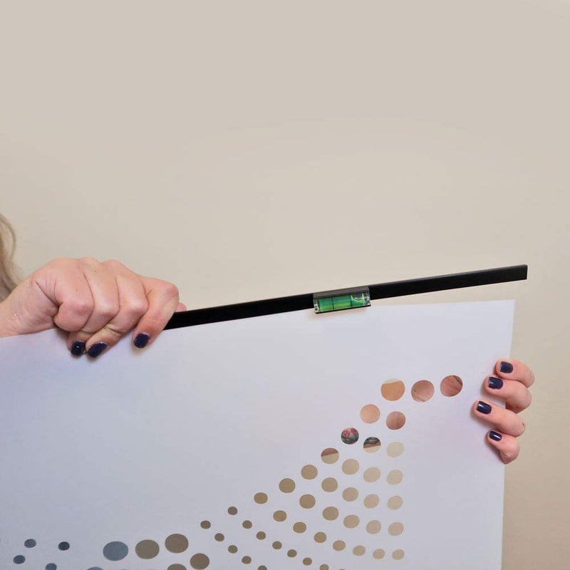 Clip-On Stencil Level - Perfect Innovative Tool for Positioning and Leveling Wall Stencils