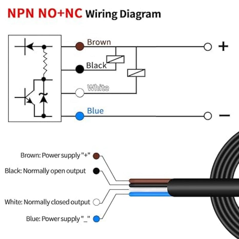 BG-1000N Photoelectric Sensor Switch | Background Suppression Diffuse, LED Display, 3000MM Detection Distance BG-1000N 1