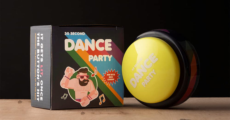 The Button | Dance Party Button with Music | Gag Gifts | Office Toys Pack of 1
