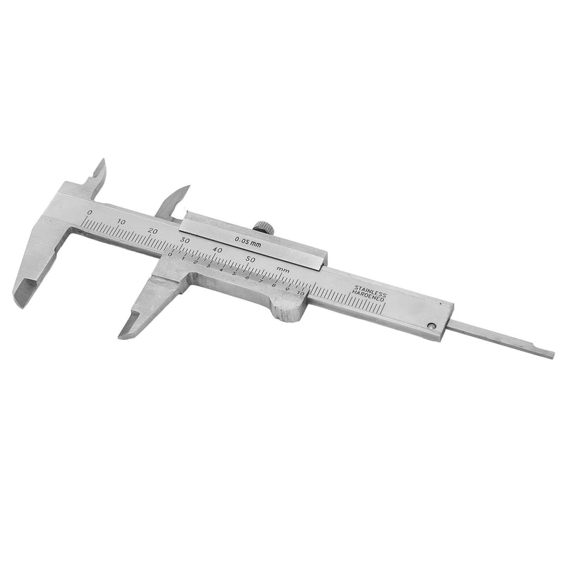 Stainless Steel Vernier Caliper, Measuring Tool 0‑50mm Range,for Jewelry, and Watch Toolbox