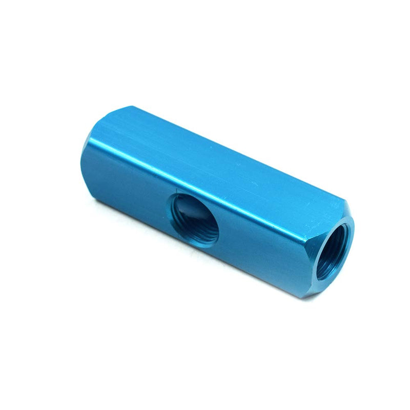 1/2" 2 Ways 5 Ports Air Hose Inline Manifold Block Splitter, Pneumatic Air Compressor Manifold Fitting - Pack of 1 1/2" BSPT, 1Pcs
