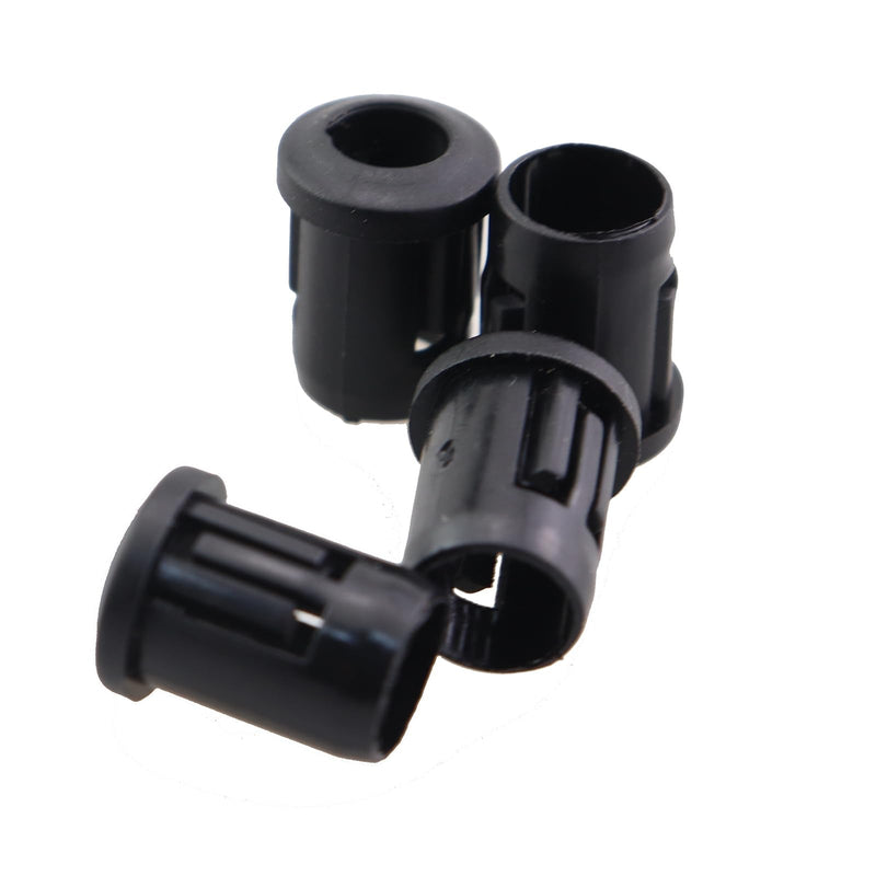 100PCS Plastic Lampholder Lampshade 5mm Bulb Socket Lamp Light Emitting Diode Holder Plastic Bezel Mount LED Clip Black