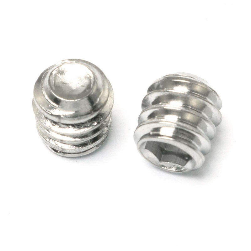 25pcs 1/4-20 x 1/4" Hexagon Hex Socket Set Screws 304 Stainless Steel Full Thread Cup Point Grub Screws - NewNest Australia