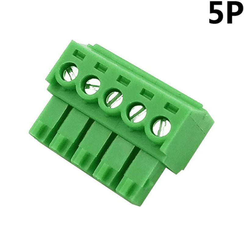 5Set 5-Pin 300V 8A KF2EDGK 3.5mm Pitch Screw Terminal Block Pluggable Connector for 28-16AWG 3.5mm-5-Pin(5PCS)