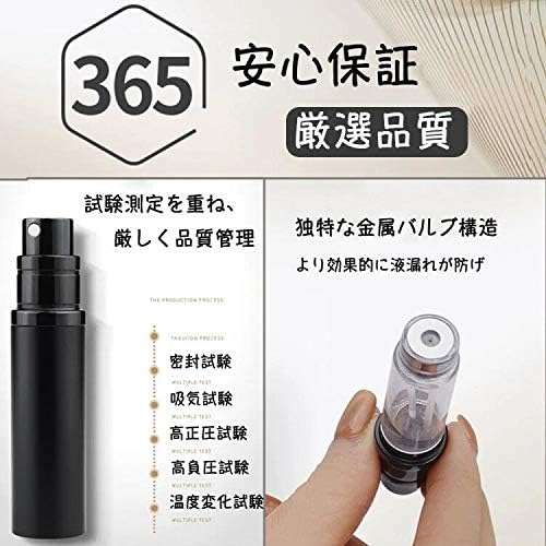 Atomizer Perfume Atomizer, UULANFA Refill, Portable Atomizer, Perfume, Refill, One-touch Refill, Push-Type, Carry-On Compatible, Unisex, 0.2 fl oz (5 ml) (JX-Black) - NewNest Australia