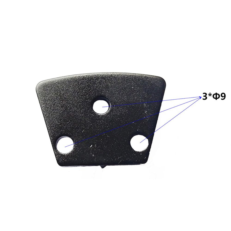 3 Pcs Trapezoid Sintering Diamond Grinding Disc Block for Concrete Floor | Grit 16# Medium Bond for Epoxy 16#