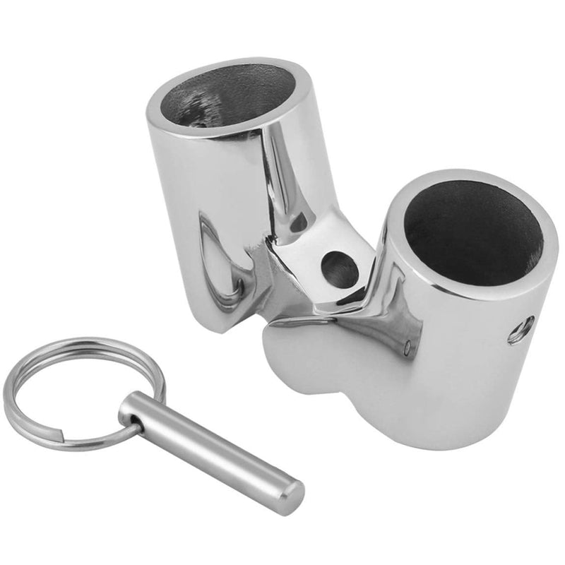 316 Marine Stainless Steel 1" Boat Rail Fittings - Folding Swivel Tube Pipe Connector Joint - Pole Railing Mast Canopy