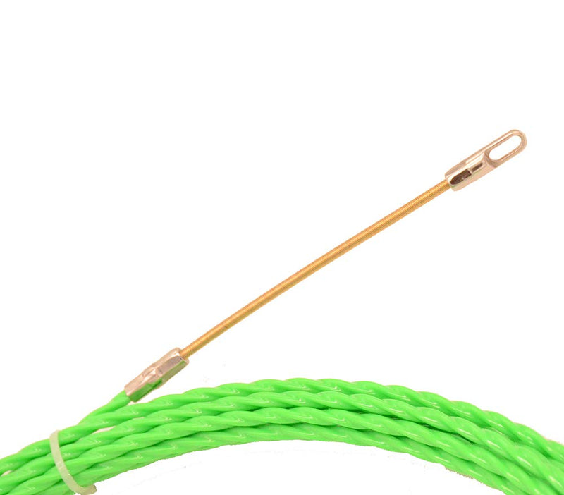 Fish Tape Electrical Wire Threader Wire Puller and Fish Tape Fastener tool 33 FT(10M) UP Grade Large Leader Hole