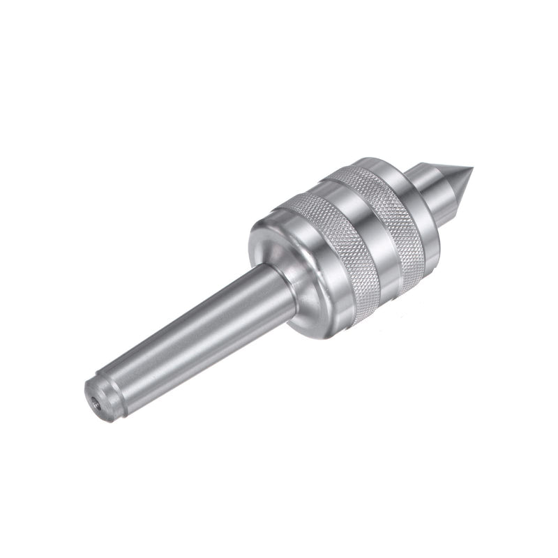 uxcell MT2 Live Center, Morse Taper Precision Medium Duty Rotary Knurling Live Center for CNC Lathe Metal High Speed Turning Revolving Milling
