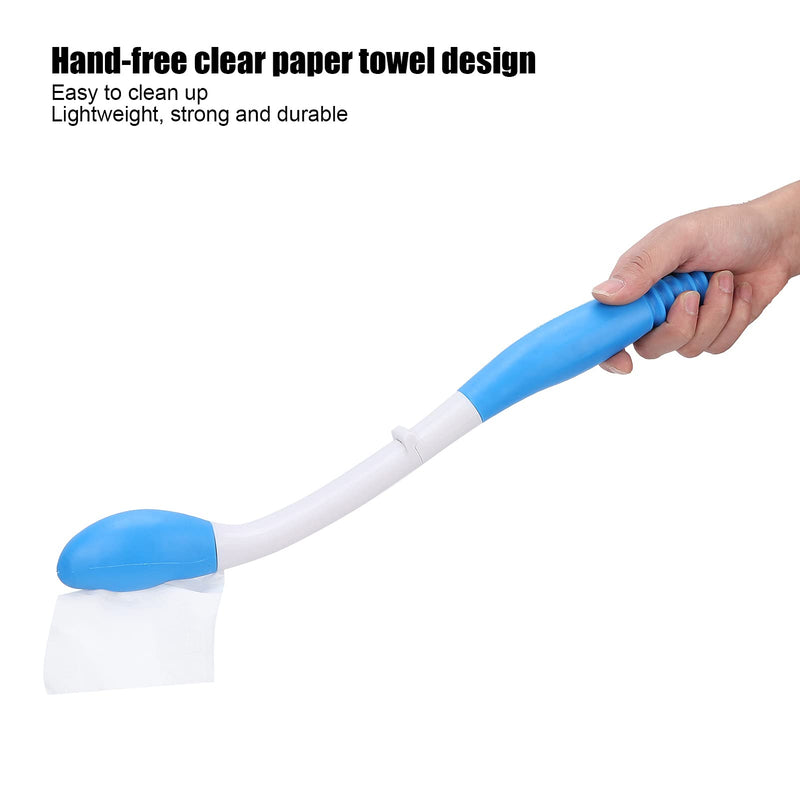 Toilet Aids for Wiping, Folding Toilet Aid Wiper Comfort Toilet Paper Tissue Grip Wipe Butt Wiper Self Assist Bathroom Aid with Storage Bag for Limited Mobility Elderly