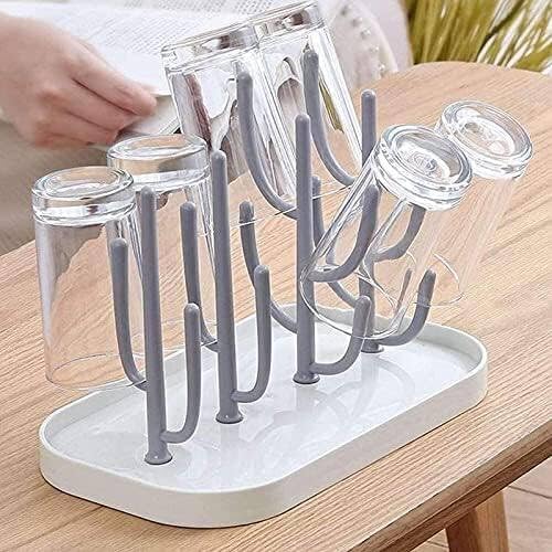 Bottle Drying Rack Baby Bottle Stand Strainer Drying Cleaning Equipment Removable Detergent Easy to Carry Clean Baby Supplies 14.5 x 19 x 25.5 Cm (Beige) Practical and Professional - NewNest Australia